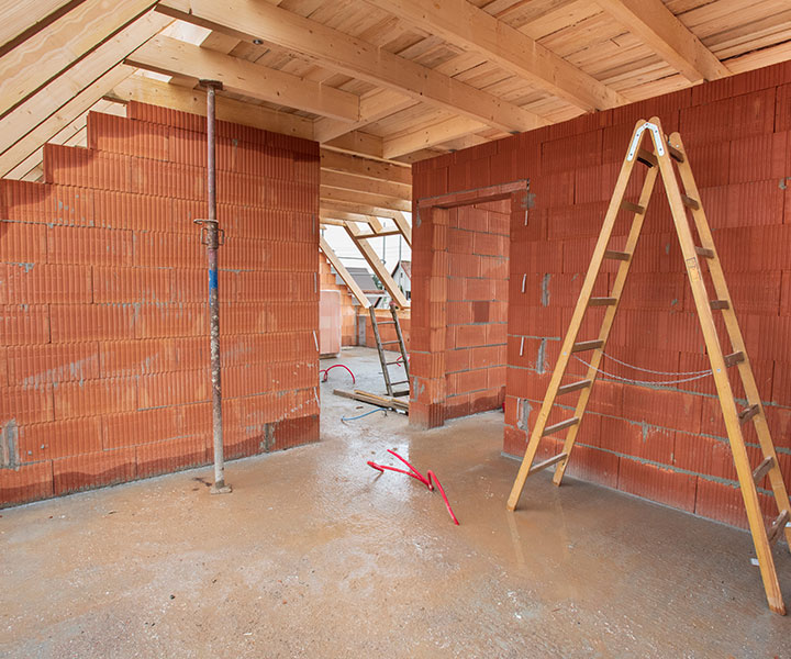Fertiggestellter Innenausbau nach der Sanierung